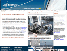 Tablet Screenshot of osloseilskole.no